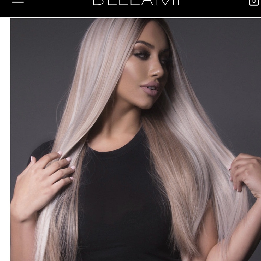 BELLAMI Cream Hair Wig 24-Inch Straight